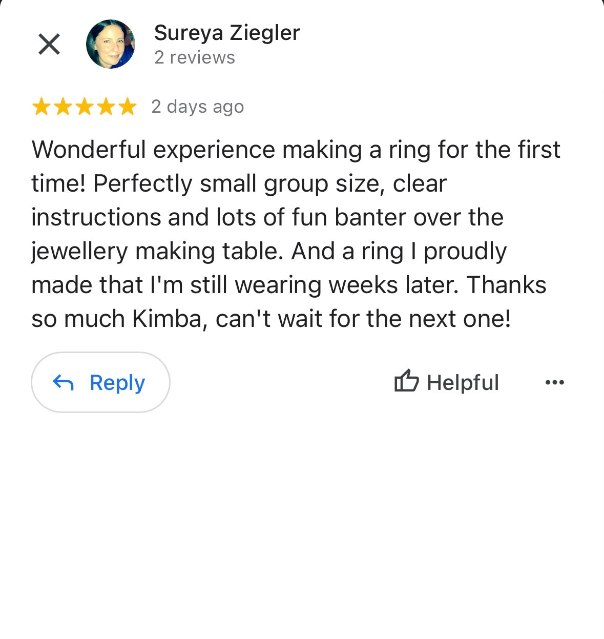 Ring Making Experience