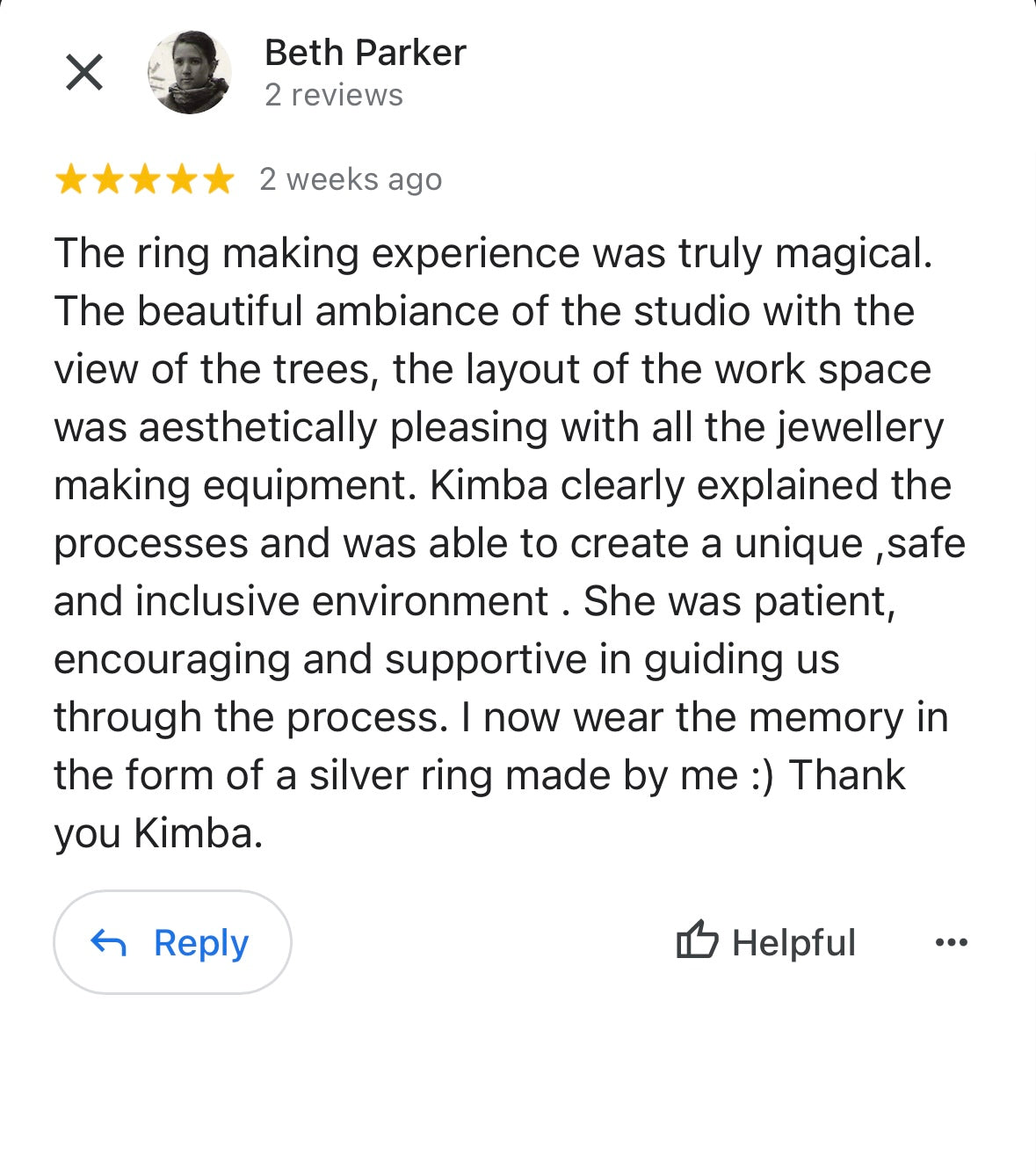 Ring Making Experience