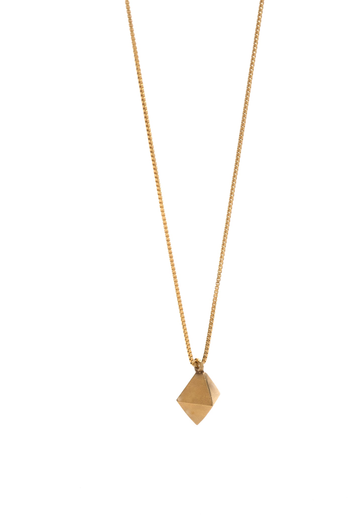 Octahedron Necklace
