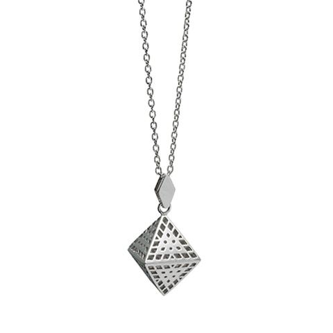Amplify Octahedron Necklace