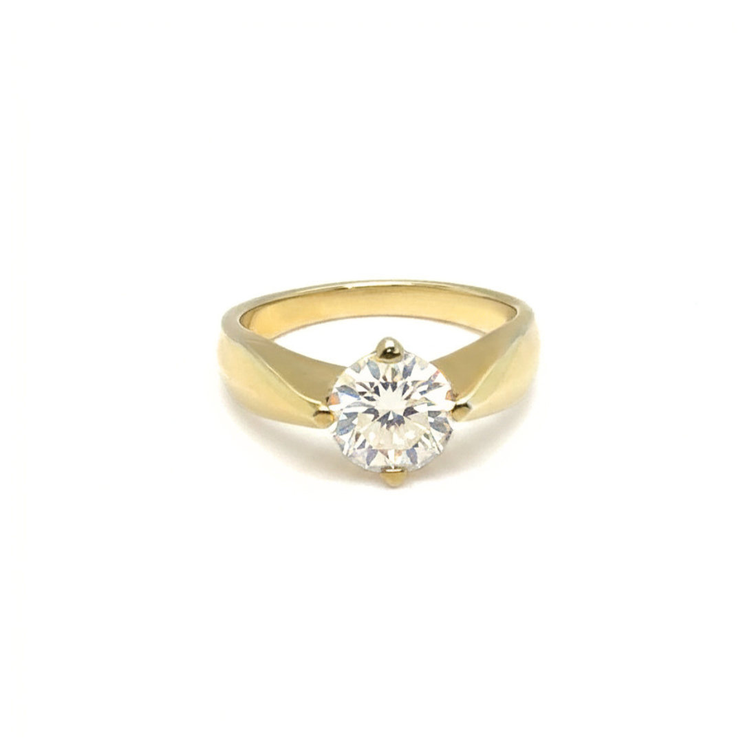 Eclipse Solitaire Ring