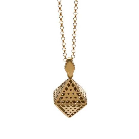 Amplify Octahedron Necklace